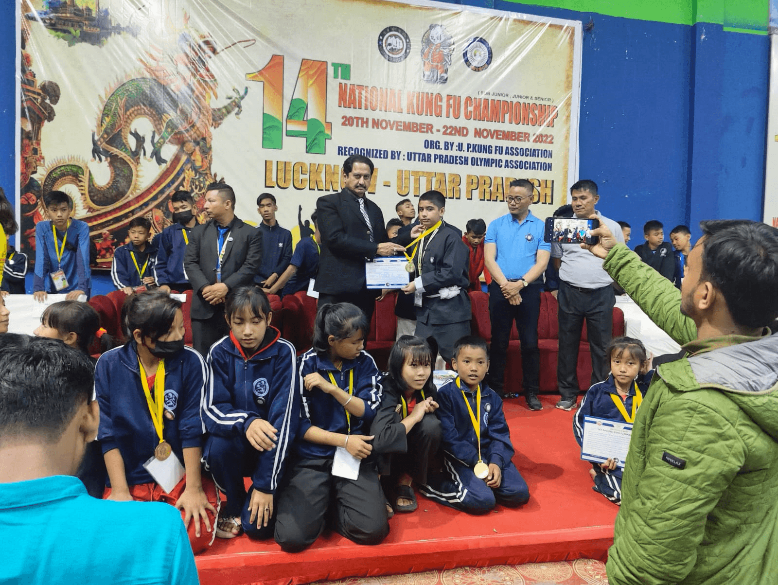Arav Narula wins Gold at 14th National Kungfu Championship